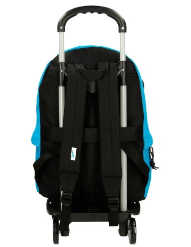 86123T3 MOCHILA 44CM. C/CARRO REEBOK BOSTON AZUL