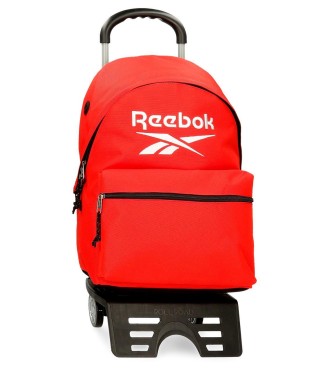 86123T4 MOCHILA 44CM. C/CARRO REEBOK BOSTON ROJO