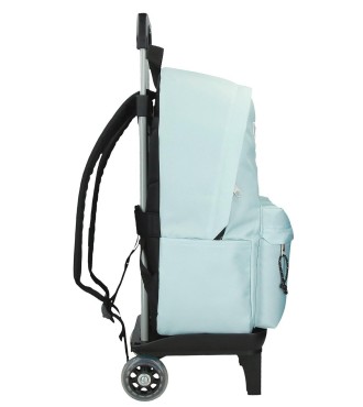 86123T7 MOCHILA ADAP. 44CM. C/CARRO REEBOK BOSTON TURQUESA 2