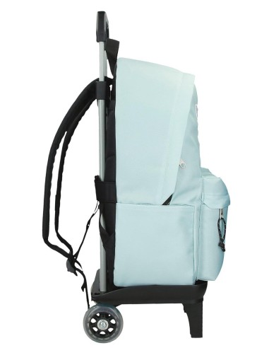 86123T7 MOCHILA ADAP. 44CM. C/CARRO REEBOK BOSTON TURQUESA