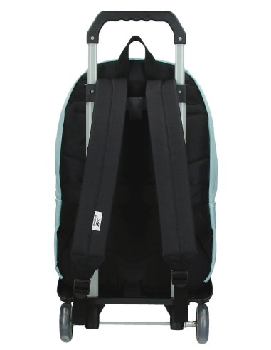86123T7 MOCHILA ADAP. 44CM. C/CARRO REEBOK BOSTON TURQUESA