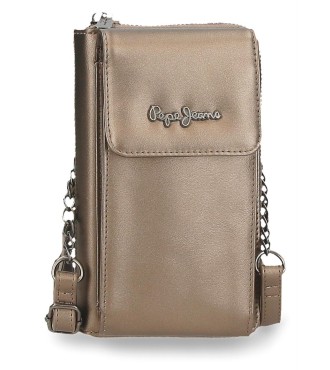 7085342 BANDOLERA PORTAMOVIL Y TARJETAS PJL RUBY TAUPE