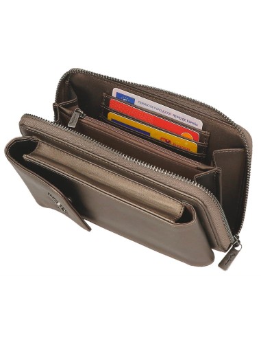 7085342 BANDOLERA PORTAMOVIL Y TARJETAS PJL RUBY TAUPE