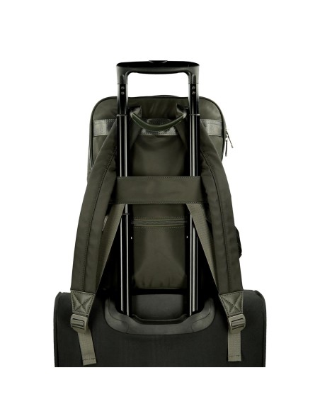 7092442 MOCHILA PORTAORD.PJL CHRISTINE VERDE OSCURO