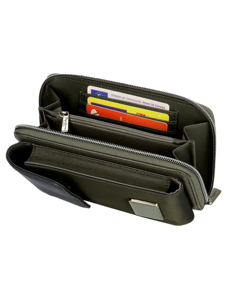 7095342 BANDOLERA PORTAMOVIL Y TARJETAS PJL CHRISTINE VERDE