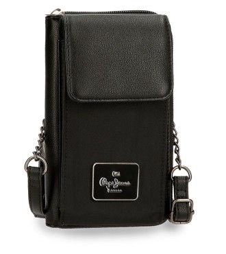 7095343 BANDOLERA PORTAMOVIL Y TARJETAS PJL CHRISTINE NEGR