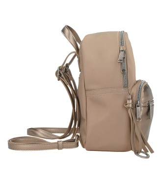 7082142 MOCHILA 25CM PJL RUBY TAUPE 2