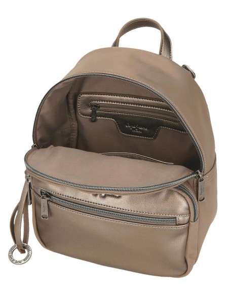 7082142 MOCHILA 25CM PJL RUBY TAUPE