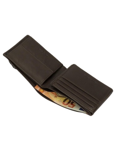 7373932 BILLETERO C/GOMA PJL BADGE MARRON