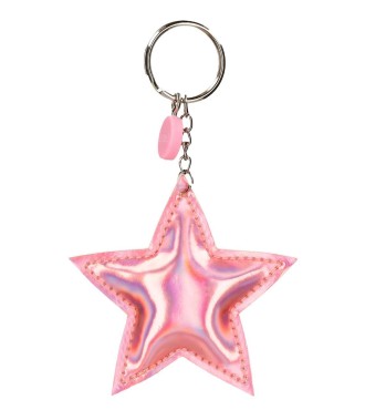 9170228 LLAVERO ESTRELLA ROSA METALIZADO 2