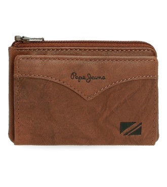 7120244 MONEDERO - TARJETERO PJL JACKET MARRON