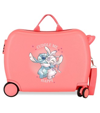 4049843 MALETA INF.ABS 4R. (2.MULTI) STITCH CUDDLE ME CORAL