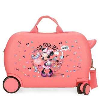 4721021 MALETA INF.ABS 4R.(2 MULTI.) 45CM. MINNIE LOVING LIF