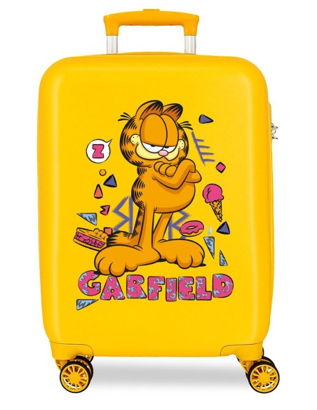 2041141 TROLLEY ABS 55CM.4R. GARFIELD OCRE 2041141 TROLLEY ABS 55CM.4R. GARFIELD OCRE