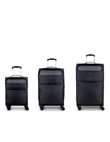 Set 3 Maletas C22-M-L Gabol Cloud Negro Juego de Maletas ...