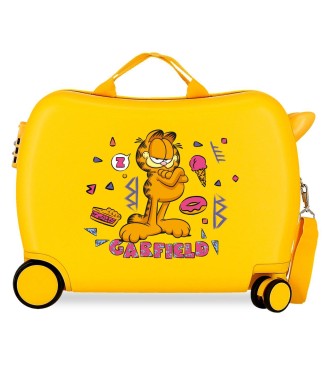 2049841 MALETA INF.ABS 4R. (2.MULTI) GARFIELD OCRE