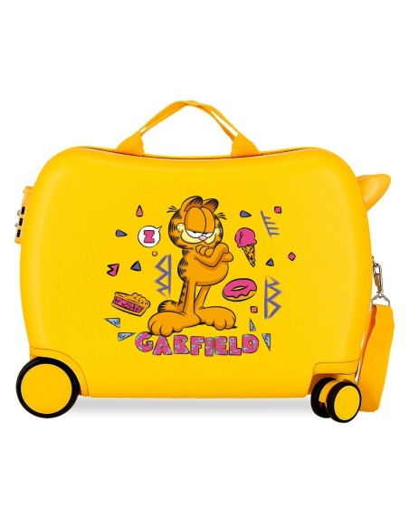 2049841 MALETA INF.ABS 4R. (2.MULTI) GARFIELD OCRE