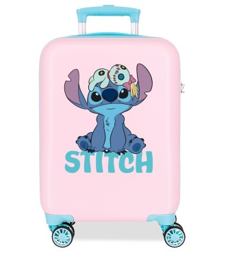 2091341 TROLLEY ABS 50 CM.4R. STITCH IN THE WORLD ROSA