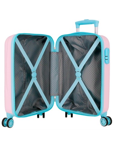 2091341 TROLLEY ABS 50 CM.4R. STITCH IN THE WORLD ROSA