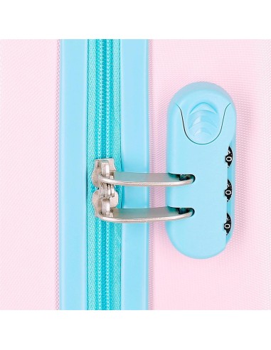 2411321 TROLLEY ABS 50 CM.4R. MINNIE FLORALS ROSA