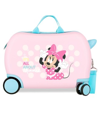 4561021 MALETA INF.ABS 4R.(2 MULTI.) 45CM. MINNIE PLAY ALL D