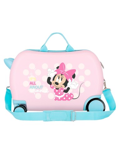 4561021 MALETA INF.ABS 4R.(2 MULTI.) 45CM. MINNIE PLAY ALL D