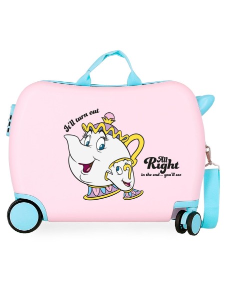 4789841 MALETA INF.ABS 4R.(2 MULTI.) 45CM. ALL RIGHT ROSA