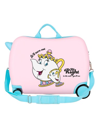 4789841 MALETA INF.ABS 4R.(2 MULTI.) 45CM. ALL RIGHT ROSA