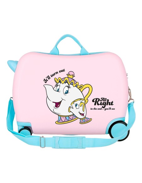 4789841 MALETA INF.ABS 4R.(2 MULTI.) 45CM. ALL RIGHT ROSA