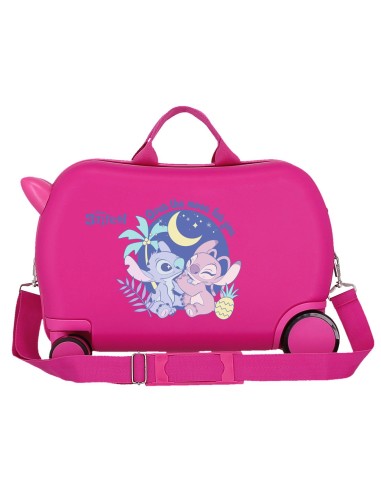 4041044 MALETA INF.ABS 4R.(2 MULTI.) 45CM. STITCH IN THE MOO