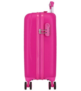 4041344 TROLLEY ABS 50CM.4R. STITCH IN THE MOON FUCSIA 2
