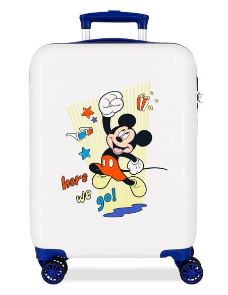4771145 TROLLEY ABS 55CM.4R. MICKEY HERE WE GO BLANCO 4771145 TROLLEY ABS 55CM.4R. MICKEY HERE WE GO BLANCO