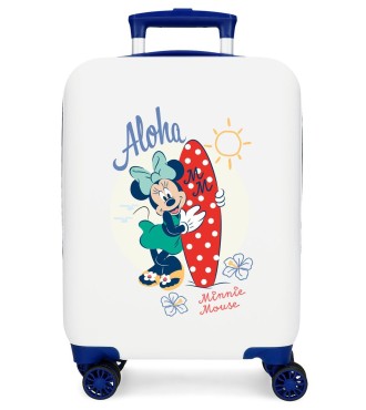 4771344 TROLLEY ABS 50 CM.4R. MINNIE ALOHA BLANCO