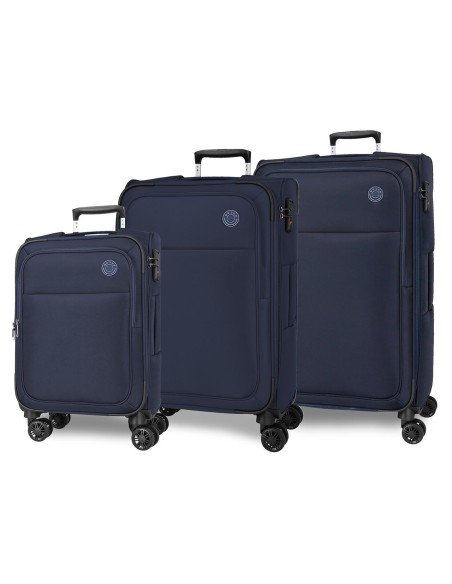 5318422 SET 3/TROLLEY PES 55-66-77CM.4R. MOVOM ATLANTA MARIN