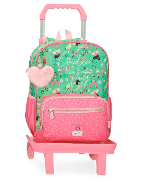 96624T1 MOCHILA ADAP. C/CARRO 38CM.ENSO GARDEN PARTY