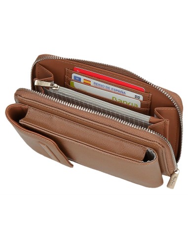 7945332 BANDOLERA PORTAMOVIL Y TARJETAS PJL ELIA MARRON
