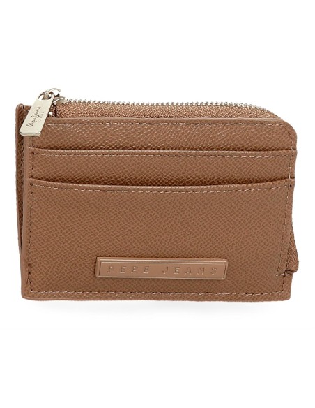 7948132 TARJETERO C/CREMALLERA PJL ELIA MARRON