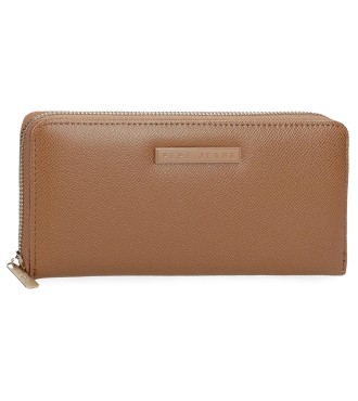 7948532 BILLETERO C/CREMALLERA PJL ELIA MARRON