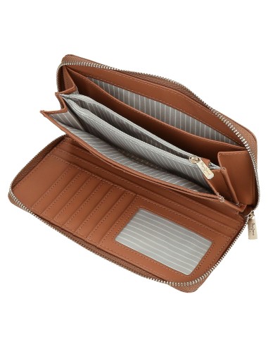 7948532 BILLETERO C/CREMALLERA PJL ELIA MARRON