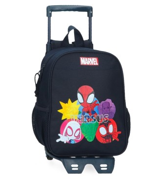 44621T1 MOCHILA ADAP. C/CARRO 28 CM. VERSUS SPIDEY