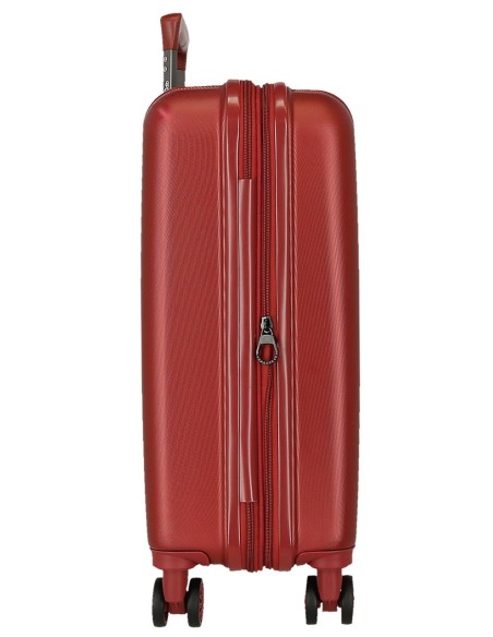 5318966 SET/2 TROLLEY  ABS 55-65CM.4R.C/EXP.WOOD ROJO