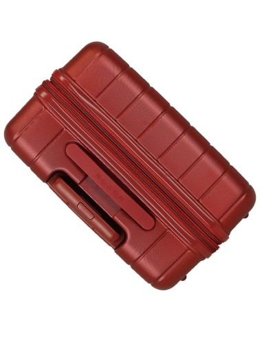 5318966 SET/2 TROLLEY  ABS 55-65CM.4R.C/EXP.WOOD ROJO