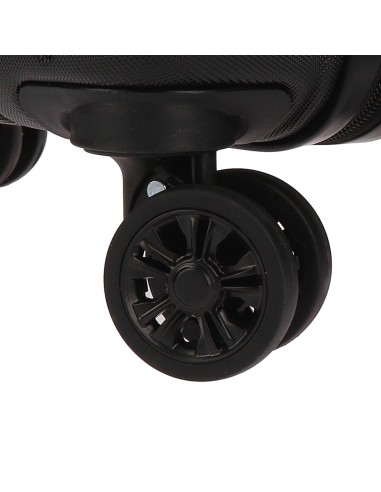 5318961 SET/2 TROLLEY  ABS 55-65CM.4R.C/EXP.WOOD NEGRO