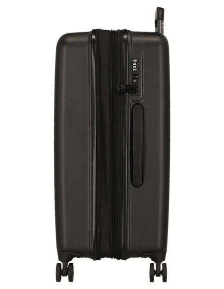 5318961 SET/2 TROLLEY  ABS 55-65CM.4R.C/EXP.WOOD NEGRO 5318961 SET/2 TROLLEY  ABS 55-65CM.4R.C/EXP.WOOD NEGRO