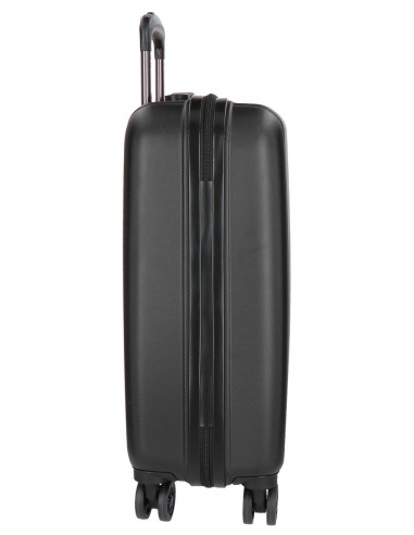 5319461 SET/3 TROLLEY  ABS 55-65-75CM. 4R.WOOD NEGRO