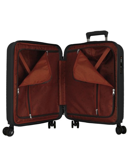 5319461 SET/3 TROLLEY  ABS 55-65-75CM. 4R.WOOD NEGRO 5319461 SET/3 TROLLEY  ABS 55-65-75CM. 4R.WOOD NEGRO