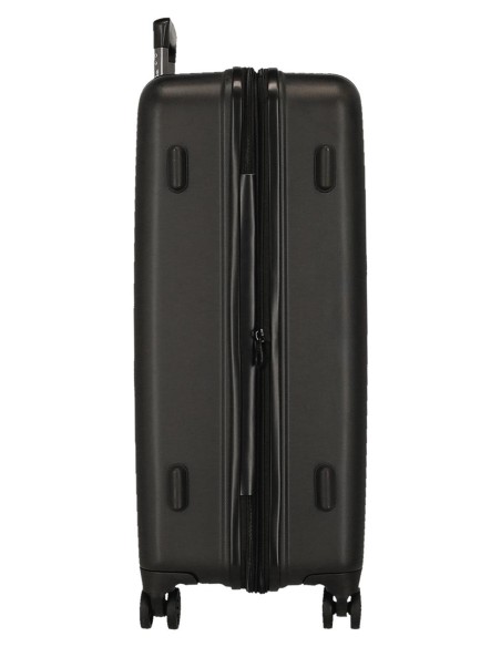 5319461 SET/3 TROLLEY  ABS 55-65-75CM. 4R.WOOD NEGRO 5319461 SET/3 TROLLEY  ABS 55-65-75CM. 4R.WOOD NEGRO