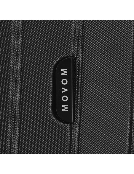 5319461 SET/3 TROLLEY  ABS 55-65-75CM. 4R.WOOD NEGRO 5319461 SET/3 TROLLEY  ABS 55-65-75CM. 4R.WOOD NEGRO