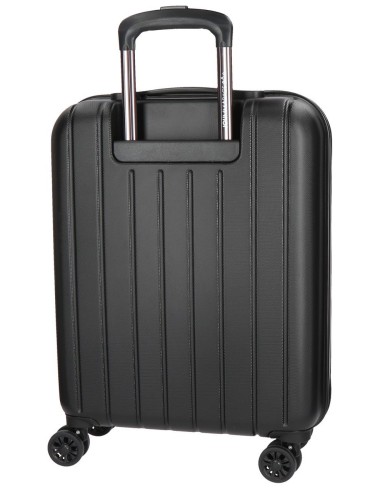 5319461 SET/3 TROLLEY  ABS 55-65-75CM. 4R.WOOD NEGRO