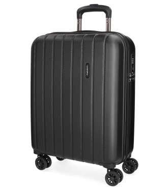 5319161 TROLLEY ABS 55CM.4R.WOOD NEGRO